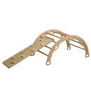 Wooden Climbing Arch Rocker With Ramps