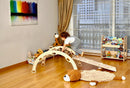 Wooden Climbing Arch Rocker With Ramps
