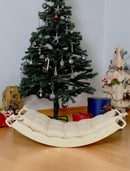 XL Wooden Balance Board for Toddlers Montessori Balance Toy With Pillow