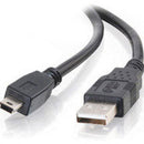 Universal USB 2.0 Type A to Mini B Male 6ft.