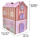 Play & Store Cottage Wooden Dollhouse With 36 Accessories