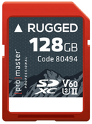Promaster 80494 SDXC 128GB Rugged™ UHS-II V60 Memory Card