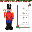 6ft Christmas Inflatable Nutcracker Toy Soldier with Candy Cane